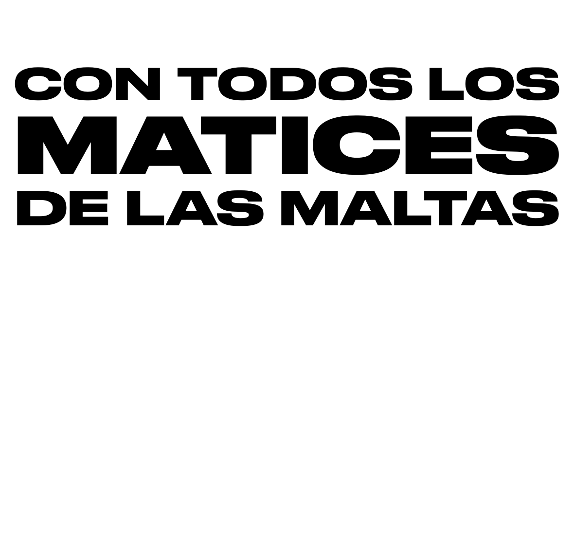 Con todos los matices de las maltas tostadas