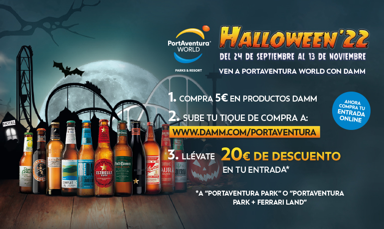 Ven a PortAventura World con Damm